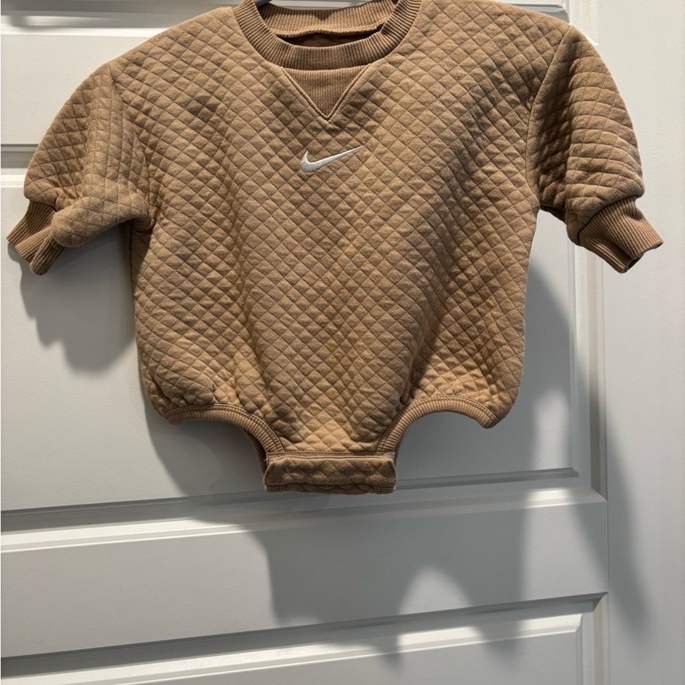 Nike Tan Quilted Baby Outfit